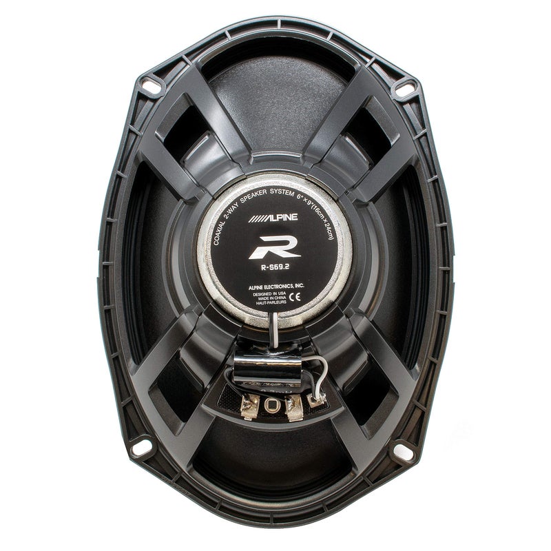 Alpine R-S69.2, R Series 6x9 2 Way Coaxial Car Speakers - 300 Watts Peak - Image 4